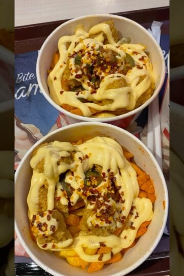 Kfc loaded fries 🍟 #shorts
