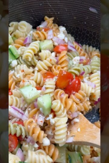 The Ultimate Pasta Salad 🥗For Any Celebration  🎉  Here’s How! ✅ #pastasalad #salad #bbq