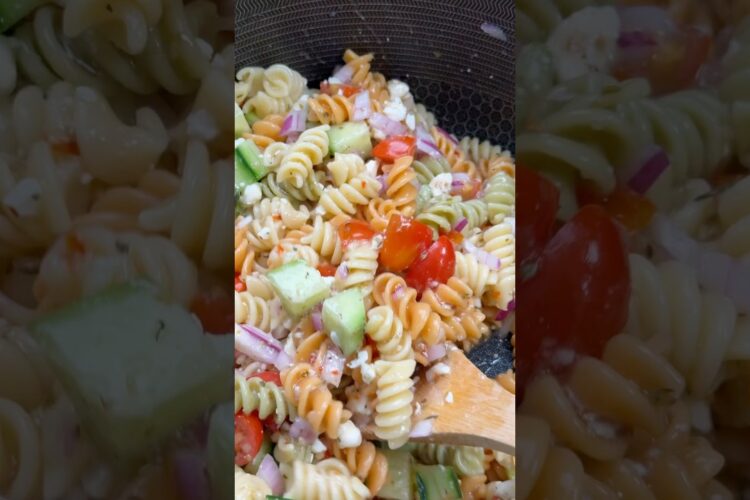 The Ultimate Pasta Salad 🥗For Any Celebration  🎉  Here’s How! ✅ #pastasalad #salad #bbq