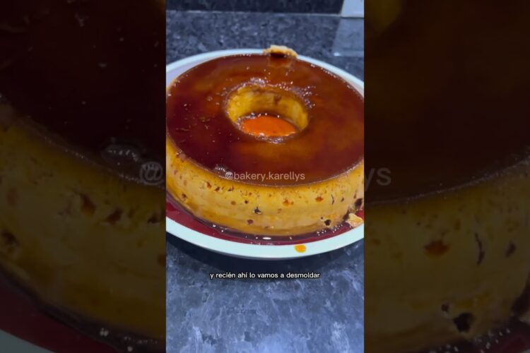 Flan casero #flan #flancasero #receta #recetasfaciles