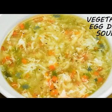 EASY VEGETABLE EGG DROP SOUP RECIPE |