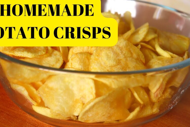 How to Make Crispy Potato Crisps at Home from Scratch| Easy Homemade Crisps Step-by-Step