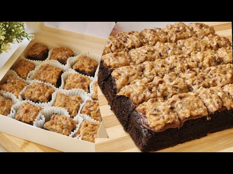 German Chocolate Cake Bars | Best German Chocolate Cake recipe ‼️|Pangnegosyo recipe| Bake N roll