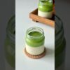 Easy Matcha Panna Cotta 🍵🥛 no stove needed, only microwave.