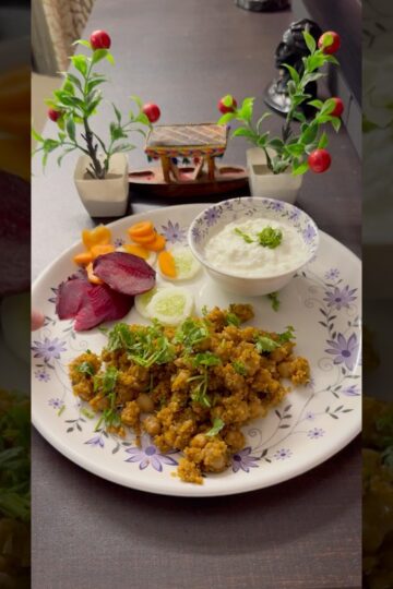 Quinoa Chickpea Recipe ✅ #recipe #dinner #fitness #salad #nutritionist #office #shorts #healthyfood