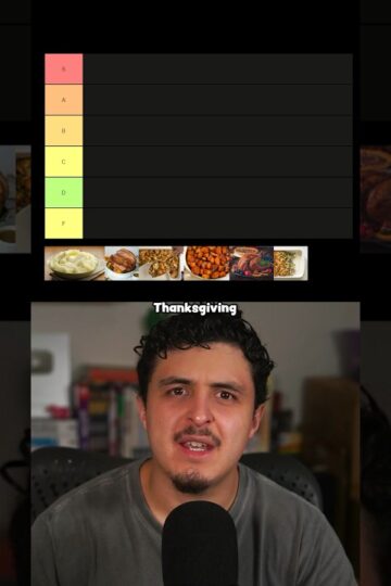 Official Thanksgiving Food Tier List