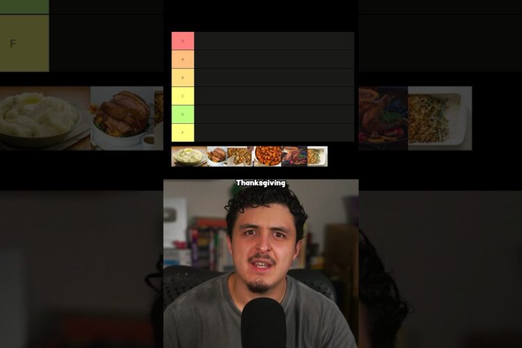 Official Thanksgiving Food Tier List