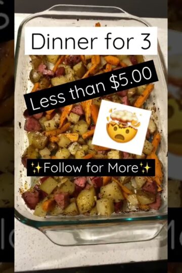 EXTREME BUDGET MEAL CHALLENGE | Cheap Dinner Ideas #shorts #frugallifethriftywife