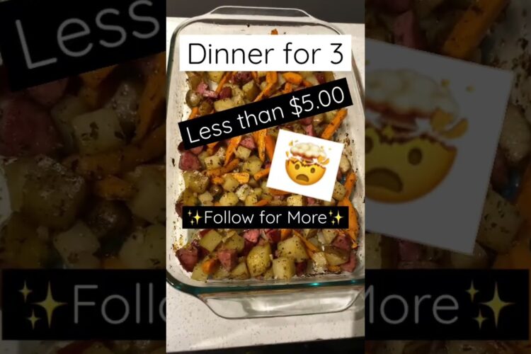 EXTREME BUDGET MEAL CHALLENGE | Cheap Dinner Ideas #shorts #frugallifethriftywife