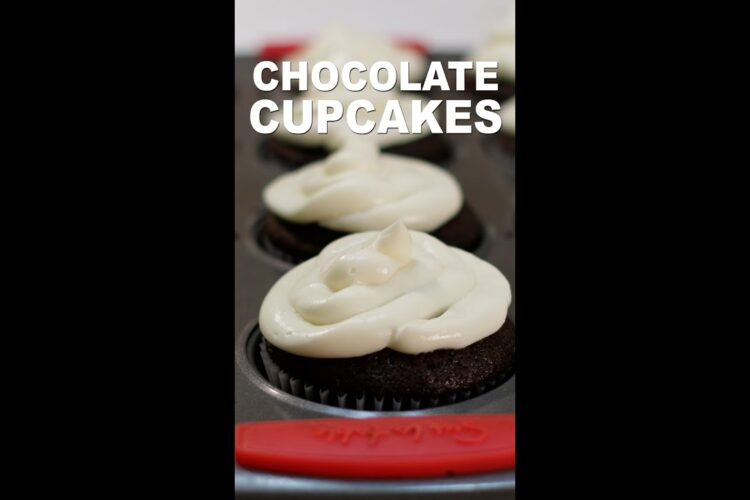 How to Make Chocolate Cupcakes #Shorts | Homemade Cupcake Recipe
