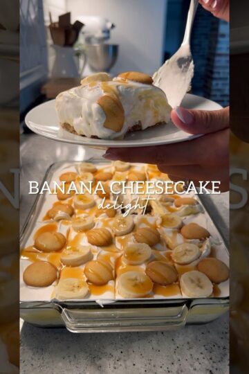 Banana Cheesecake Delight. #bananapudding  #cheesecake #yummy #easyrecipe