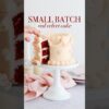 Small batch red velvet cake with cream cheese frosting ♥️ recipe at sugarandsparrow.com #cake #bake