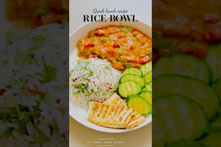Quick & Healthy Rice Bowl Recipe | 15-Min Lunch Idea | Veg + High Protein 🌱🍚