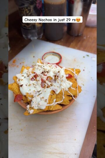 Cheesy Nachos in just 29 rs😍 #shorts #viral