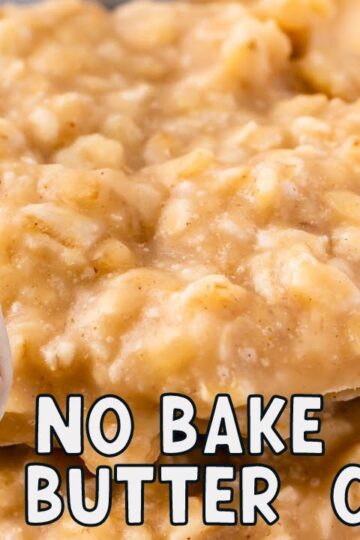 No Bake Peanut Butter Cookies