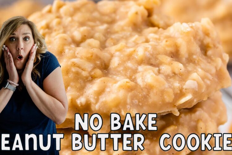 No Bake Peanut Butter Cookies