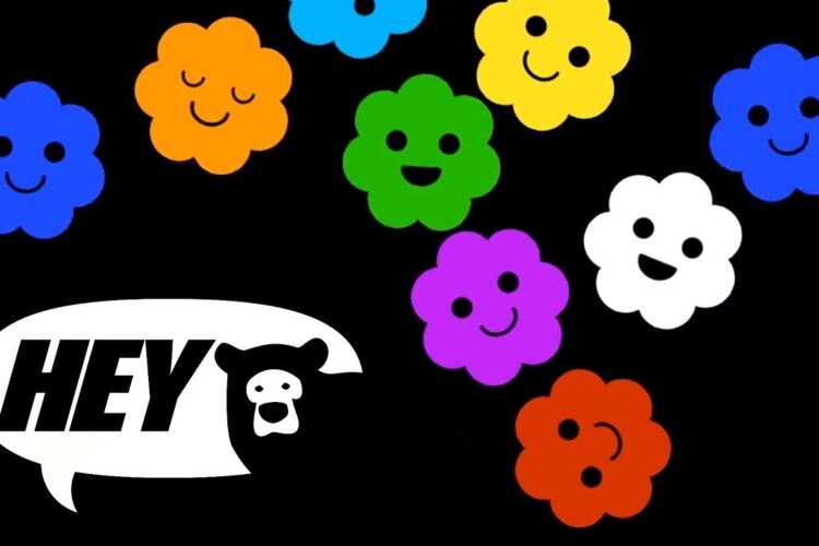 Hey Bear Sensory - Popcorn - Fun Video with songs  - High Contrast Animation