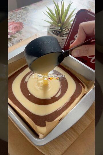 Yummiest Marble Cake! #shorts #cooking #food #fyp #youtubeshorts #youtube #asmr #recipe #viral