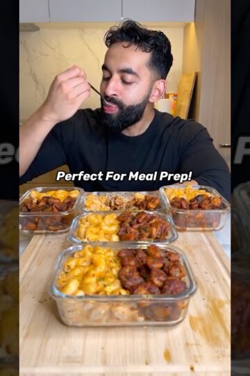 Tired Of Boring Healthy Meals? Try This High Protein Crispy Nashville Hot Chicken Mac N Cheese!🍗🧀