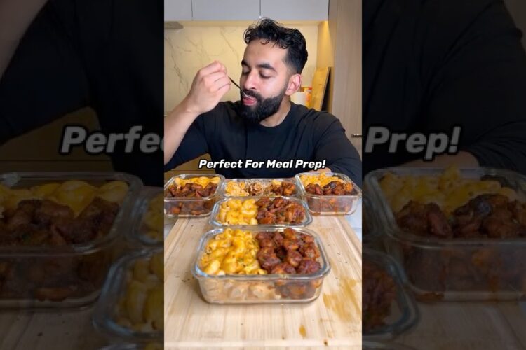 Tired Of Boring Healthy Meals? Try This High Protein Crispy Nashville Hot Chicken Mac N Cheese!🍗🧀