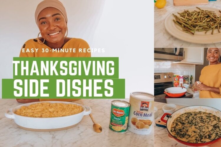 3 Thanksgiving Side Dishes - Easy & Affordable Sides #Thanksgivingsides #Thanksgivingrecipes
