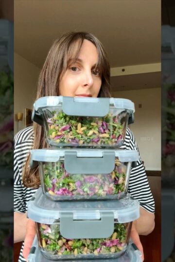 FOR LONGEVITY-I MEAL PREP THIS EVERY WEEK @cookingforpeanutssalad, healthy, vegan, protein, iron