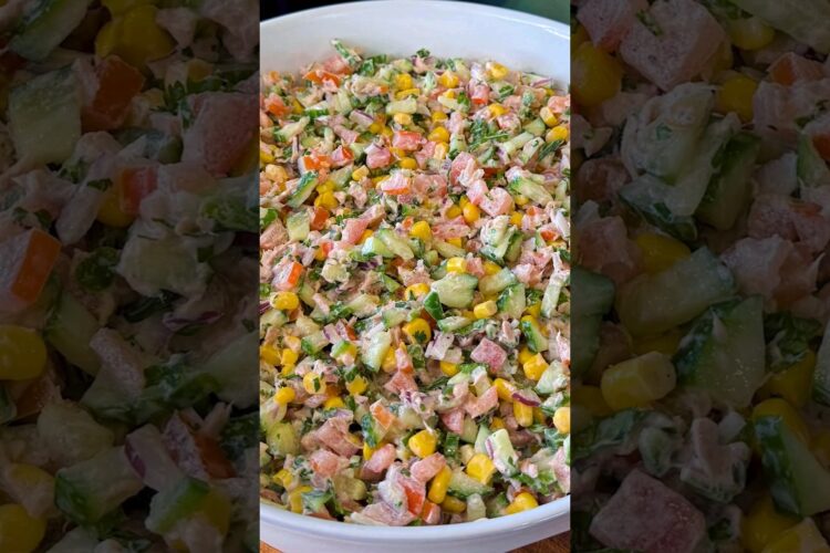 New year, New goals, with a Tasty and Healthy Tuna Salad Recipe #shorts