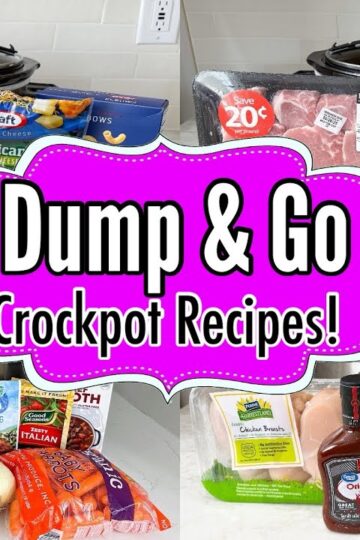 Dump & Go CROCKPOT Dinners | 6 EASY Slow Cooker Recipes You’ll WANT to Make Again | Julia Pacheco