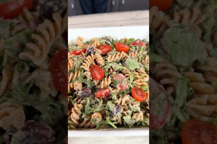 Healthy Vegan Pasta Salad - Oil-Free, Wheat-Free