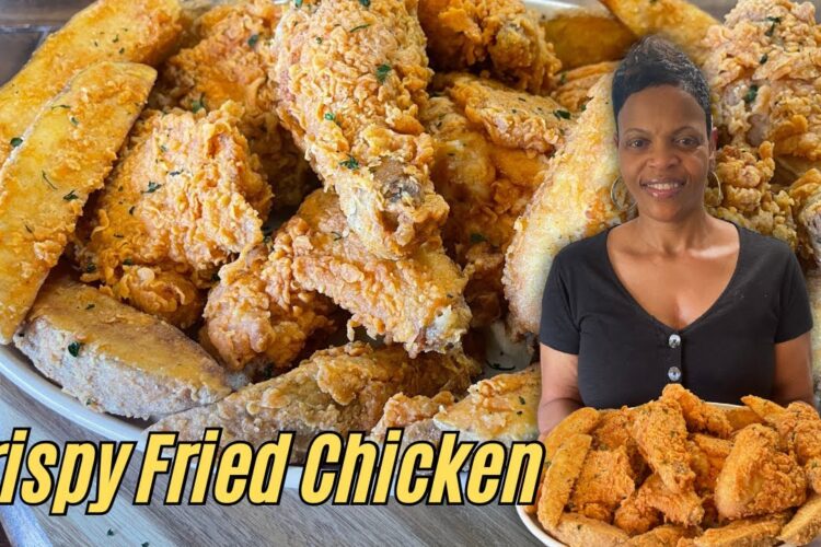 How To Make Crispy Fried Chicken!!!!!!