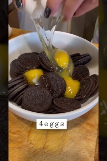 How I Make Oreo Cake part1 #oreo #cake #shorts