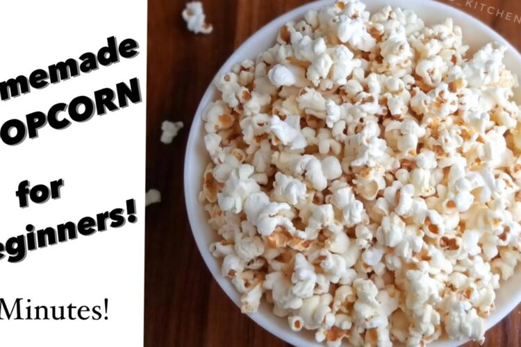 How to make Popcorn at home with Pot!!  For beginners.