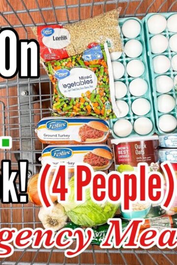 Eating on $5 a Day (Full Week) | 7 Days of Easy, CHEAP & Healthy Tasty Meals for an Emergency Budget