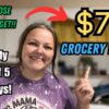 ** REALISTIC ** $75 Weekly Grocery Budget || Family Of 5 || Cheap Meals