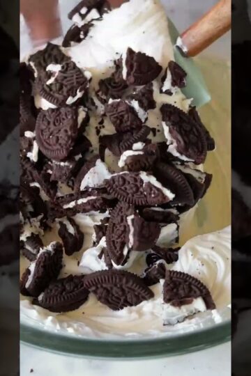 *BEST EVER* NO BAKE OREO CHEESECAKE RECIPE | HOW TO MAKE OREO CHEESECAKE AT HOME #shorts