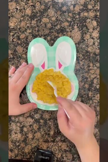 Kids Easter Dinner Idea in 5 minutes! #shorts #easterdinner