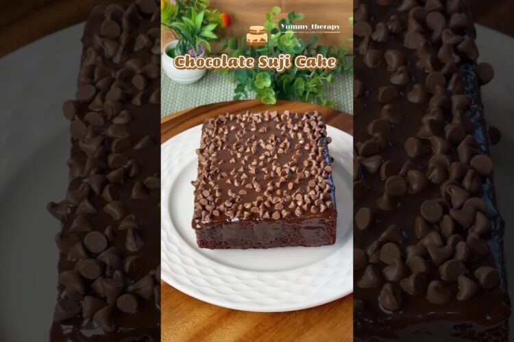 Viral Chocolate Suji Cake ❤️❤️ #shorts #shortsfeed @Yummy_therapy