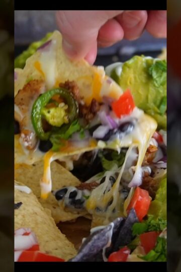 Blackstone Betty's Loaded Nachos will be a hit at your next gathering.