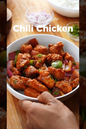 Chili Chicken in just 15-minutes #shorts