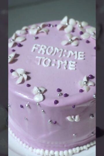 Everyone deserves a treat 💜.full recipe on my IG..#birthdaycake #birthday #malayalam