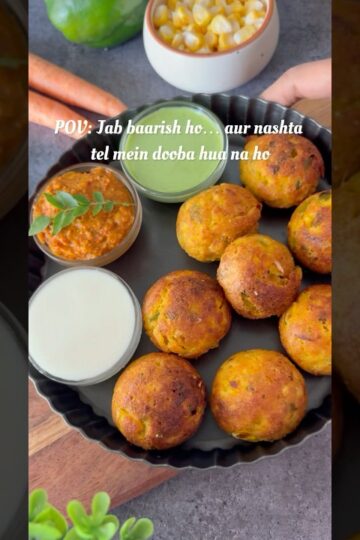 Easy & Healthy Snack Recipe | Corn Veg Appe | Perfect for Chai Time or Tiffin #eveningsnacks #appe