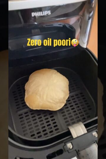 Air Fryer Puri Recipe | How To Make Poori In Air Fryer #viralvideo #viral #airfryer #shortsvideo￼￼￼￼