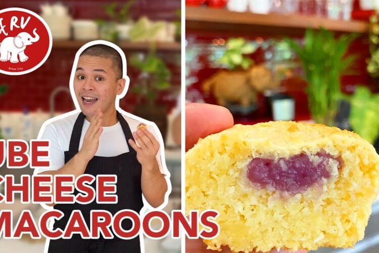 UBE CHEESE MACAROONS