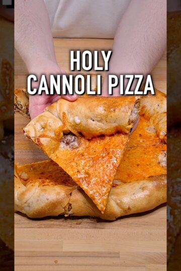 Holy Cannoli Pizza 🍕 #shorts