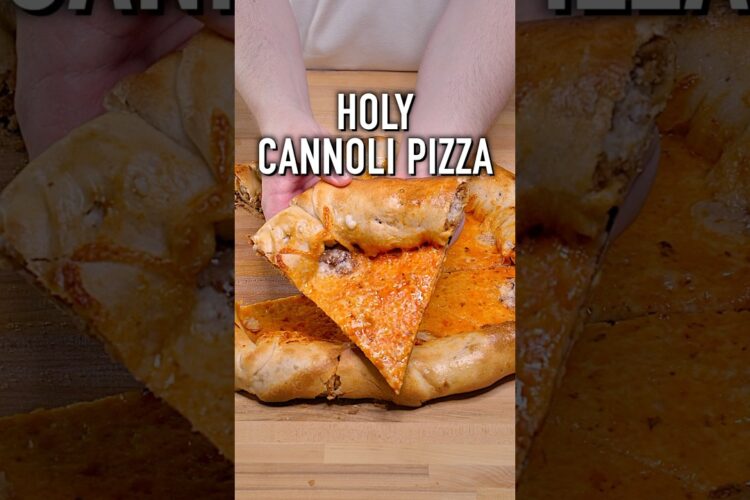 Holy Cannoli Pizza 🍕 #shorts