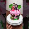 Masha and bear photos cake decorating #shortvideo #shorts #trending #mashaandbear #birthdaygirlcake