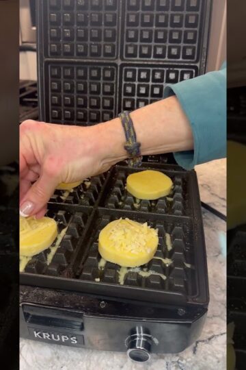 UPGRADE Your Pre-Cooked Polenta with this ONE Hack! #shorts #waffles