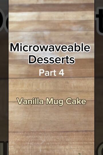 Vanilla Mug Cake #recipe