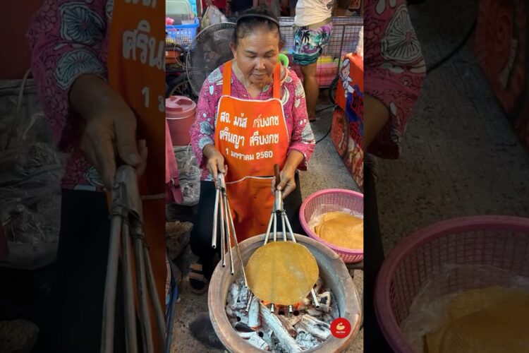Age? Just A Number, This Thai Granny Flips Rice Crackers Like A Ninja.