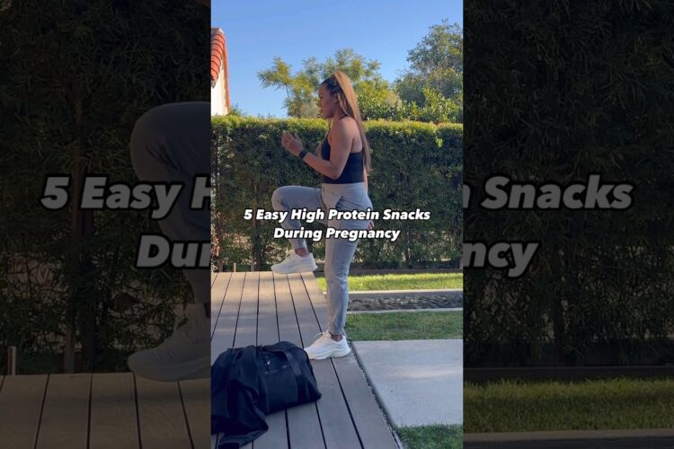 Save these high protein pregnancy snacks! #ytshorts #prenatalnutrition